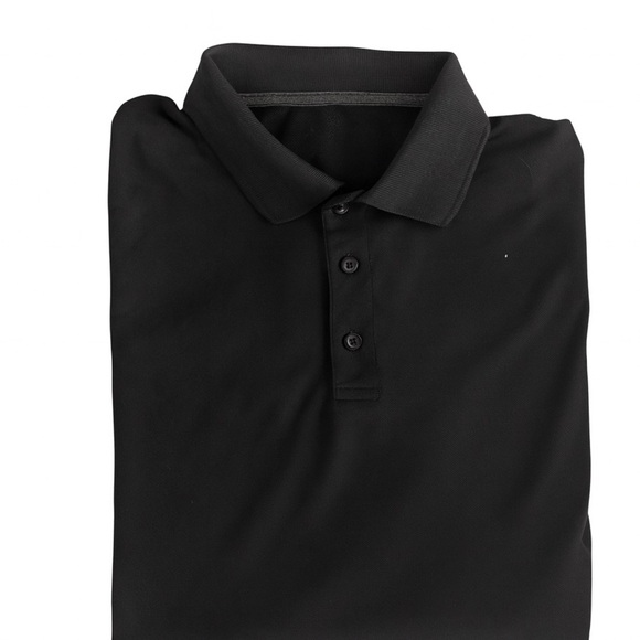 Reebok Men's Size XL Black Lightweight Men's Golf Polo. Polyester Blend. - Picture 2 of 2